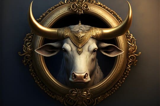 Golden cow